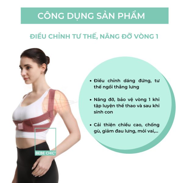 Đai Bảo Vệ Vòng 1 - Khắc Phục Gù Lưng BEBECHIC